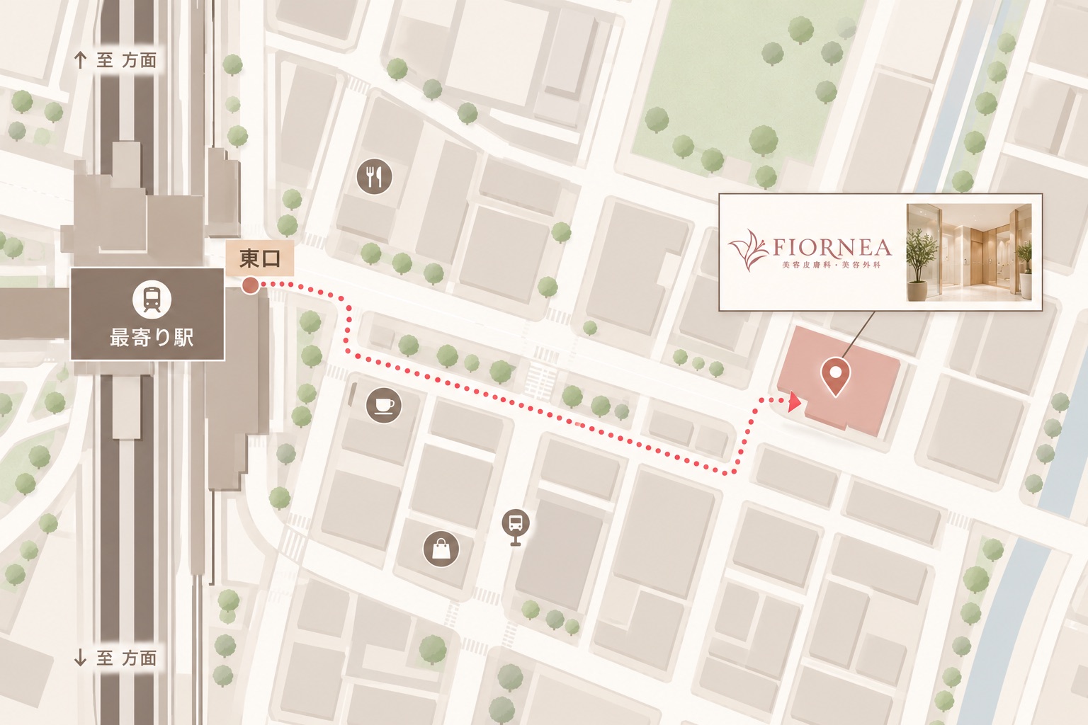 FIORNEAの架空案内図